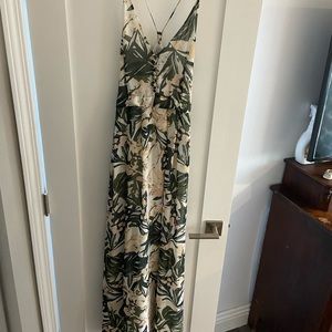 Long floral summer dress